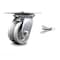 Service Caster 4 Inch Heavy Duty V Groove Semi Steel Caster with Roller Bearing and Swivel Lock SCC-35S420-VGR-BSL - alternate 1